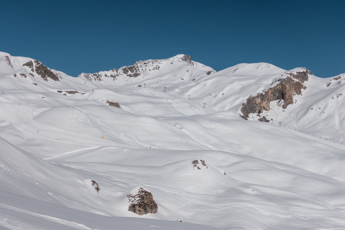 Sesselbahn Alp Bella-Grivalea, März 2021