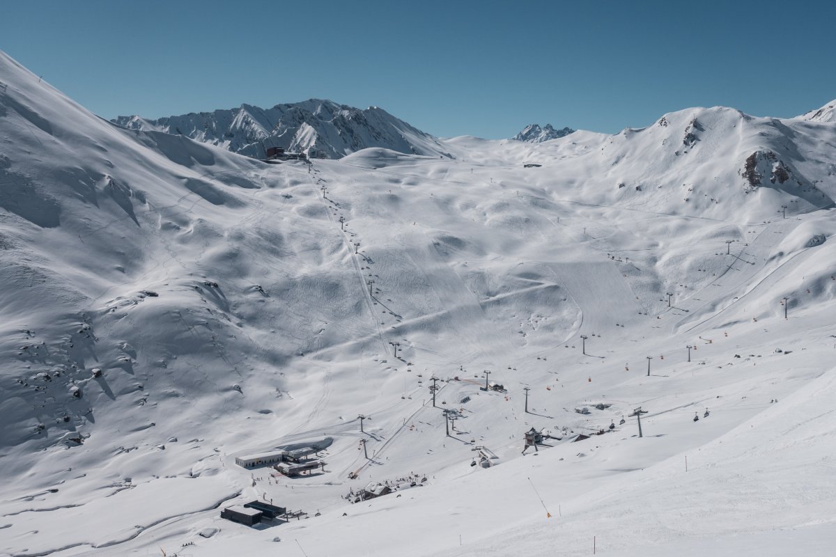 Alp Trida mit Sesselbahnen, März 2021