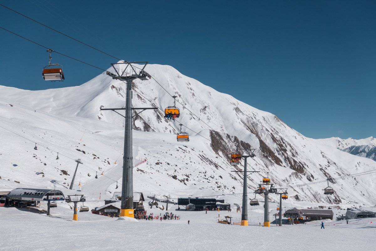 Sesselbahn Alp Trida-Flimsattel, März 2021