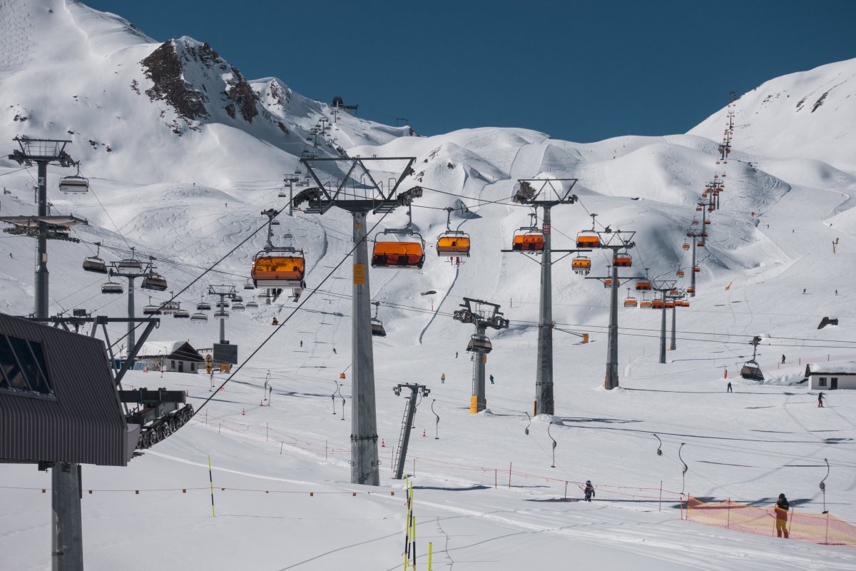 Sesselbahn Alp Trida-Flimsattel, März 2021