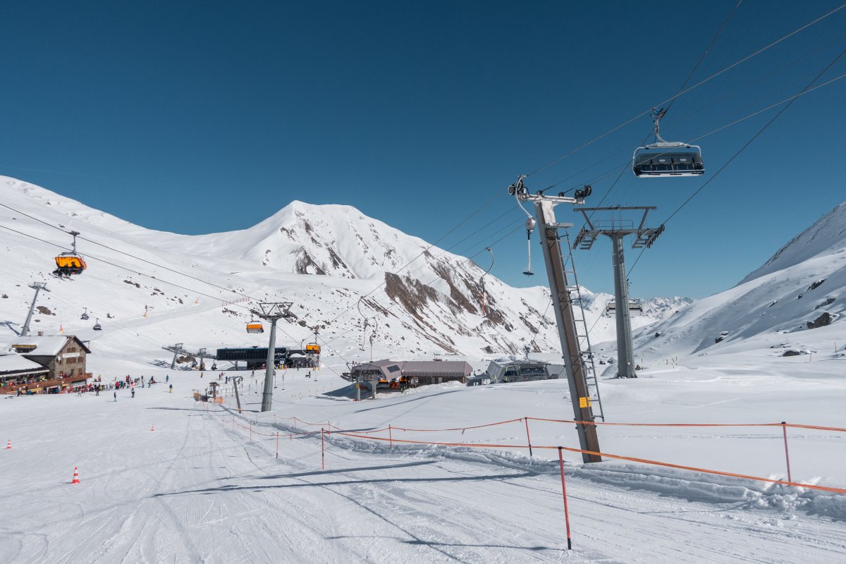 Schlepplift Milo und Sesselbahn Alp Trida-Blais Gronda, März 2021