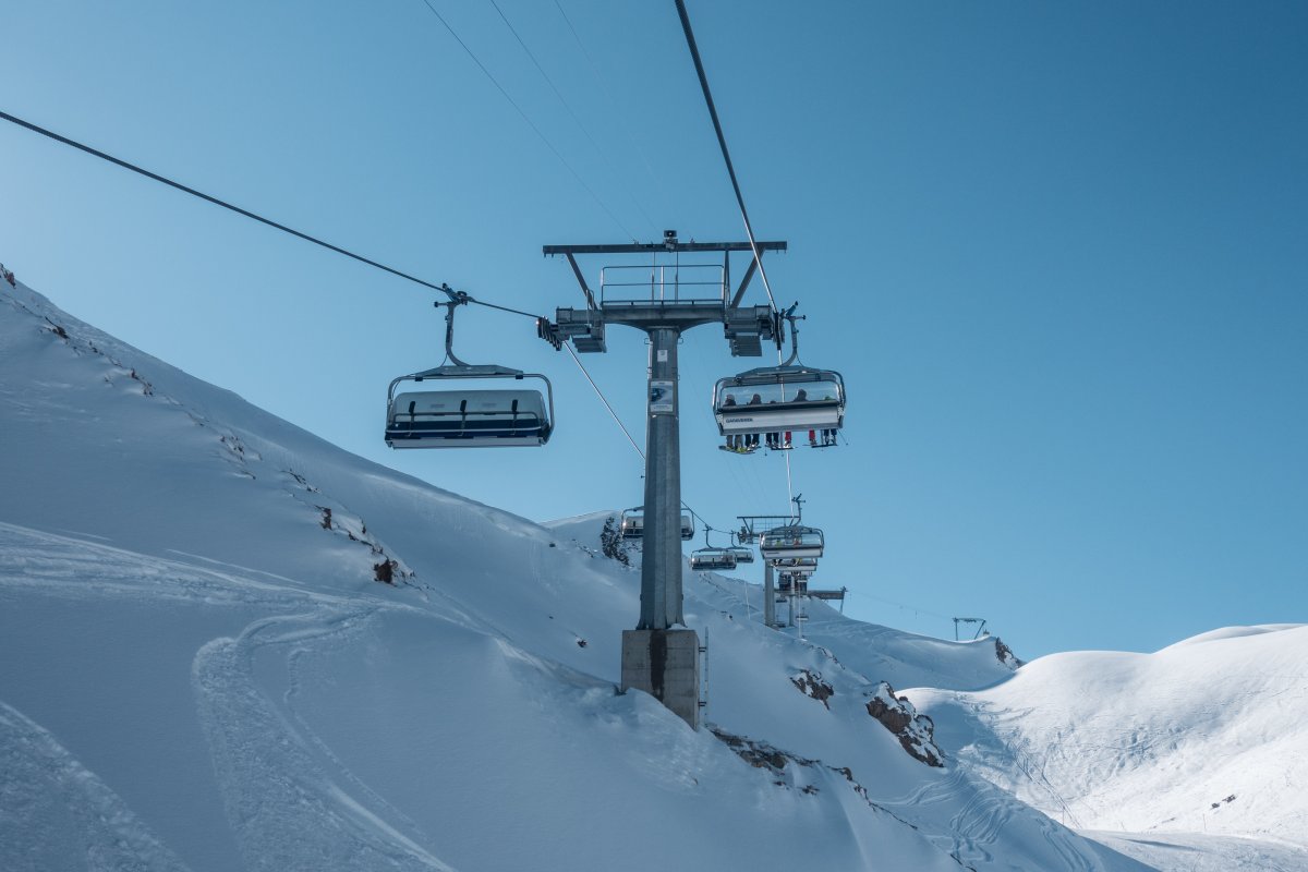 Sesselbahn Alp Trida-Blais Gronda, März 2021