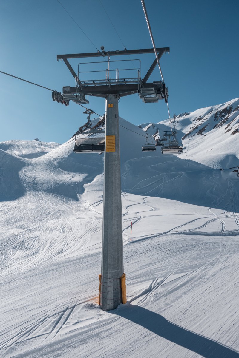 Sesselbahn Planer Salaas-Greitspitz, März 2021