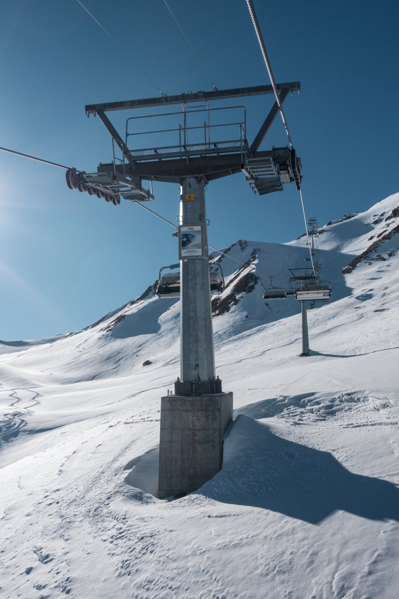 Sesselbahn Planer Salaas-Greitspitz, März 2021