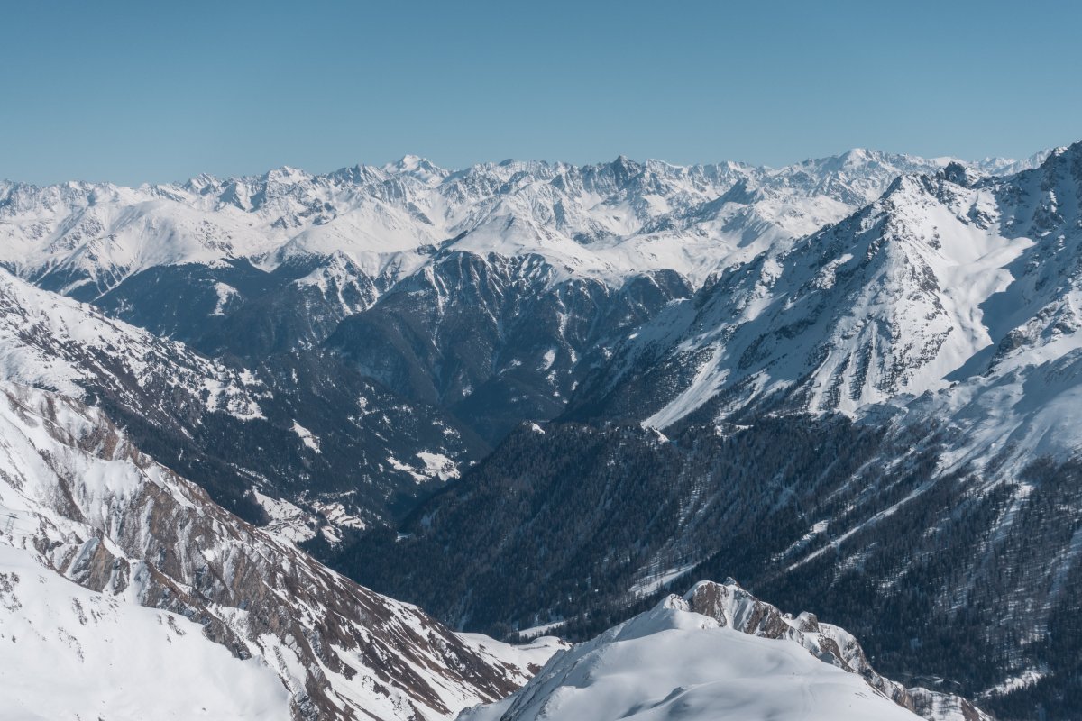 Panorama von der Greitspitz, März 2021