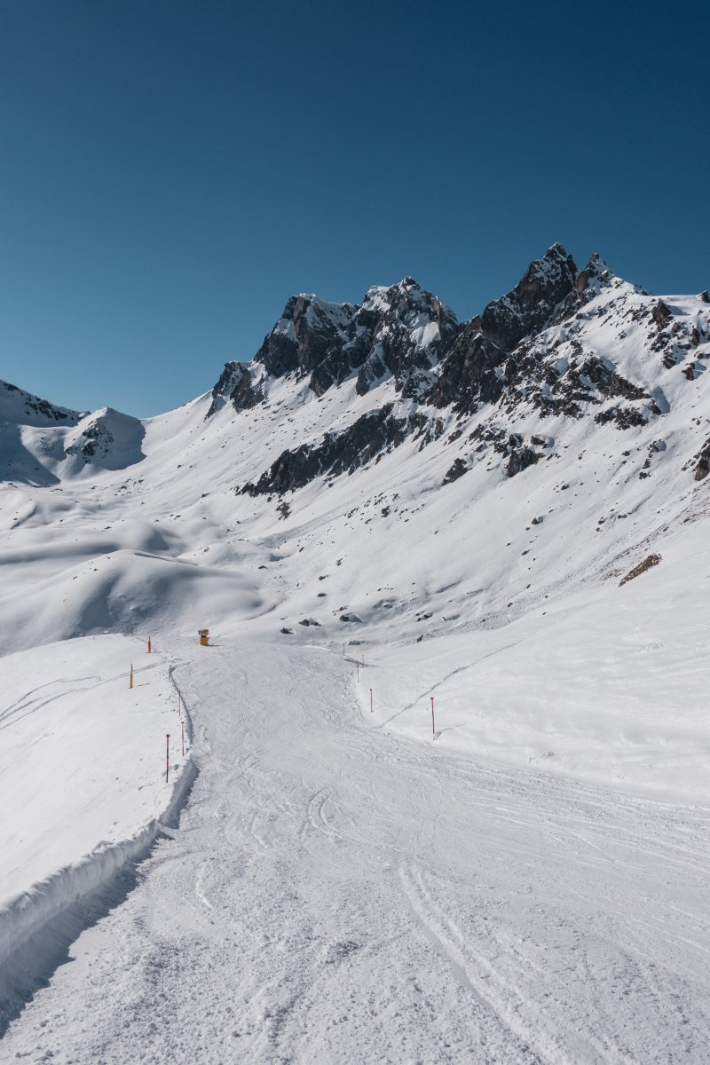 Skipiste am Visnitzkopf, März 2021