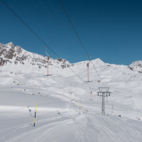 Schlepplift Alp Trida Eck, März 2021