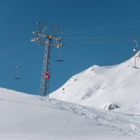 Schlepplift Alp Trida Eck, März 2021