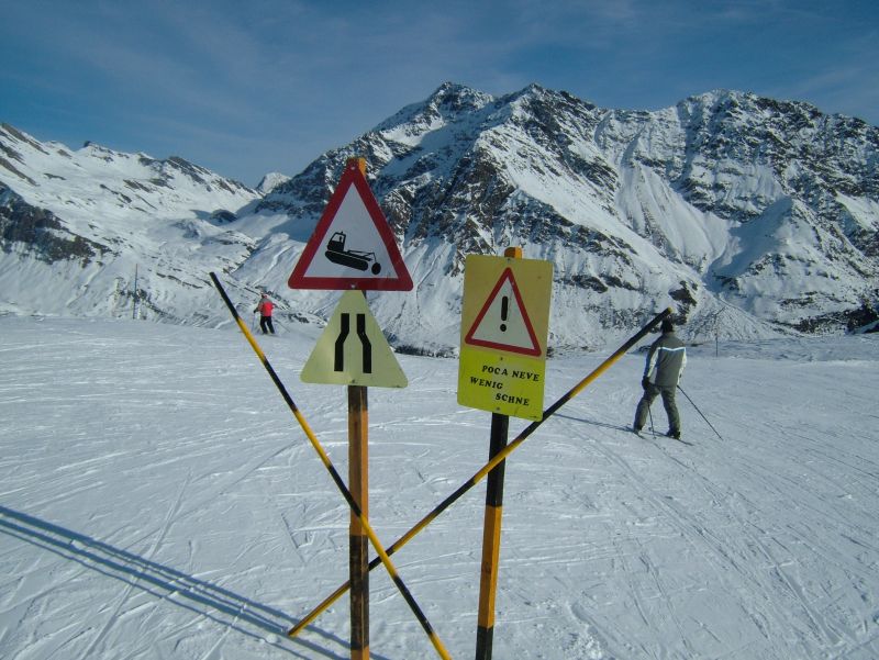 Abfahrt an der Alp de Confin, Dezember 2006