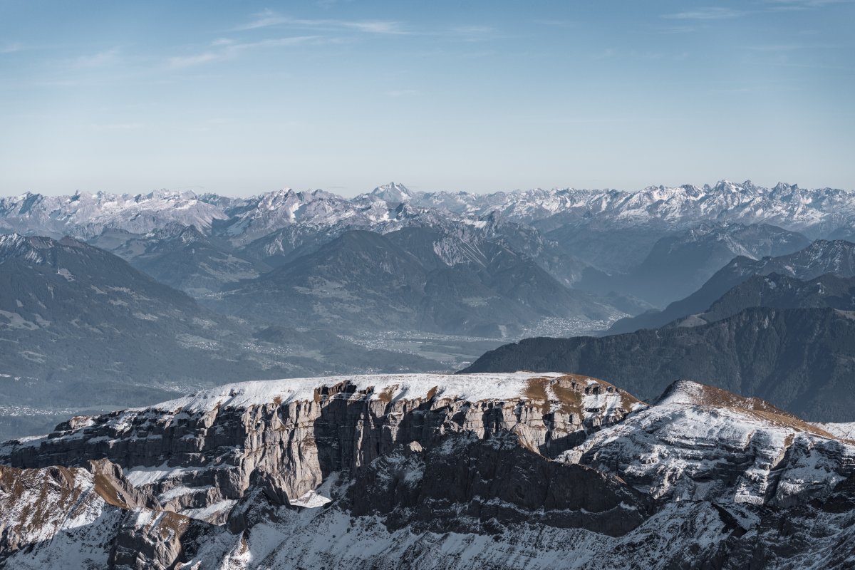 Panorama vom Säntis, Oktober 2021