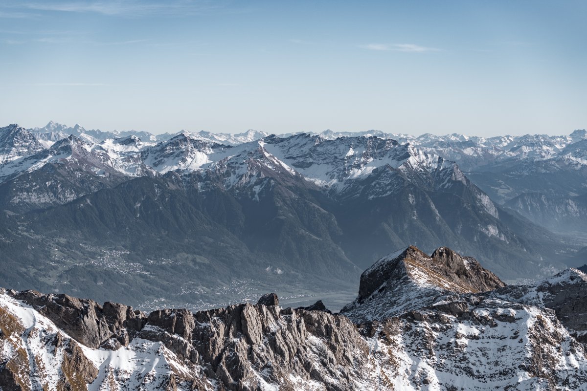 Panorama vom Säntis, Oktober 2021