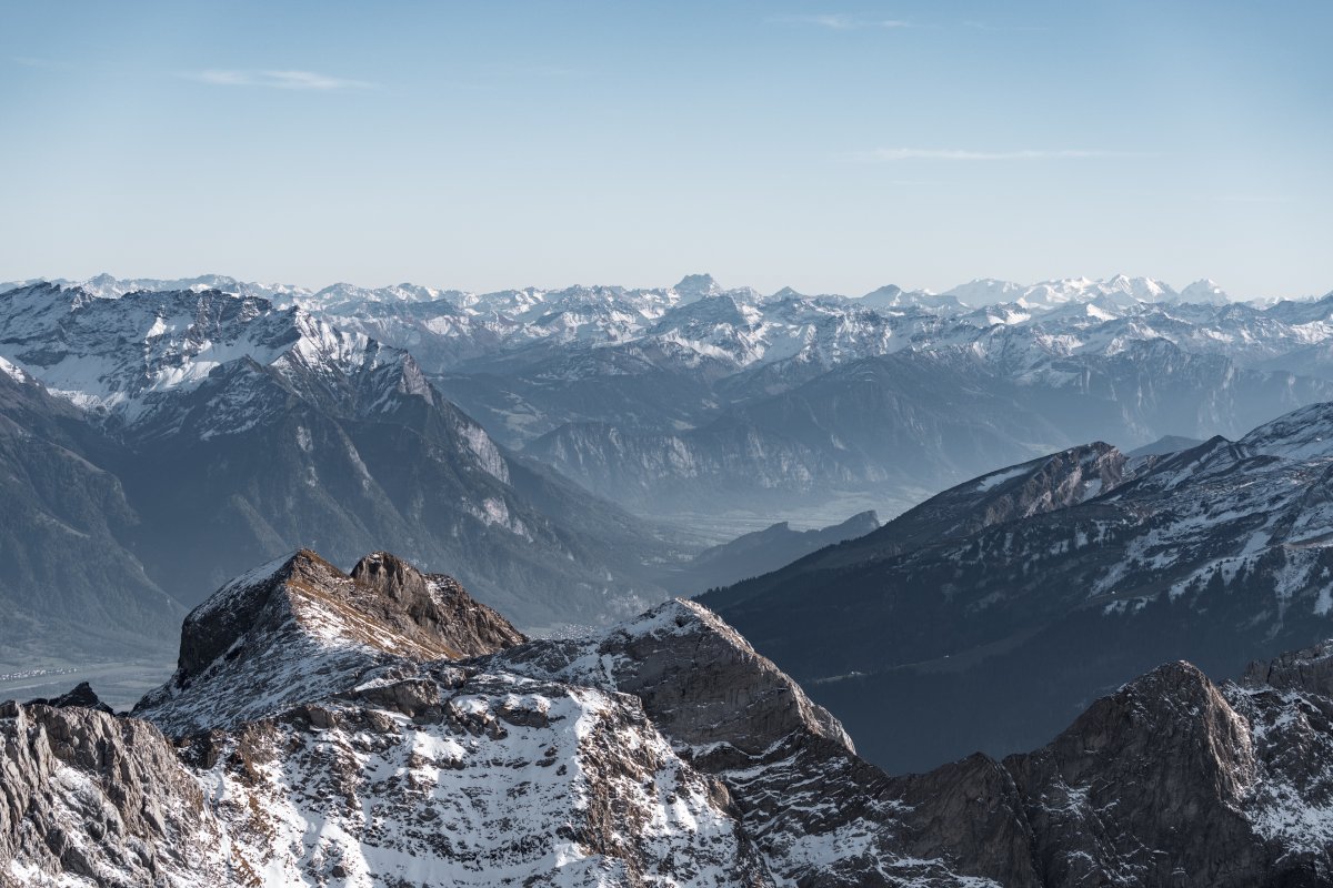 Panorama vom Säntis, Oktober 2021