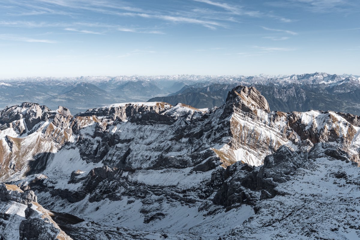 Panorama vom Säntis, Oktober 2021