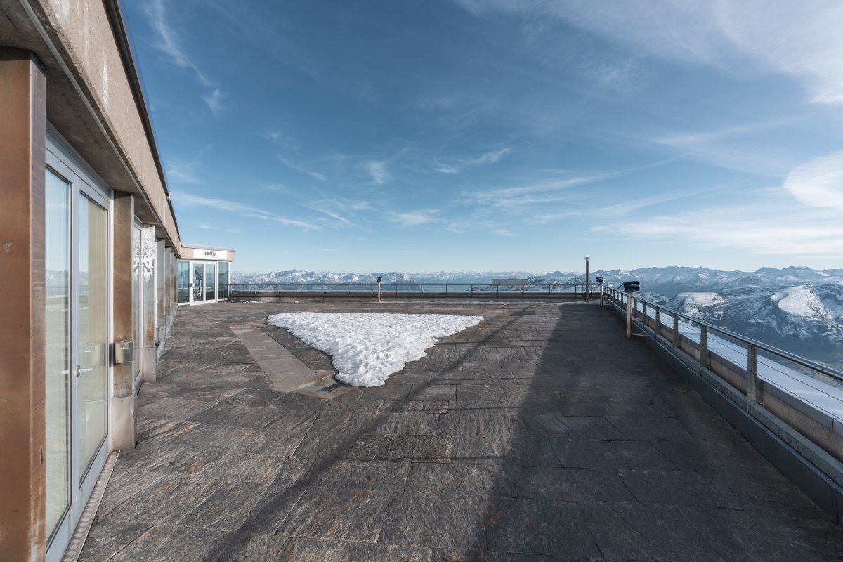 Aussichtsplattform Säntis, Oktober 2021