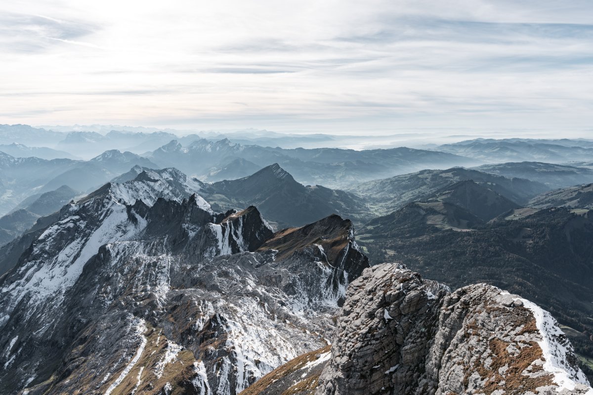 Panorama vom Säntis, Oktober 2021