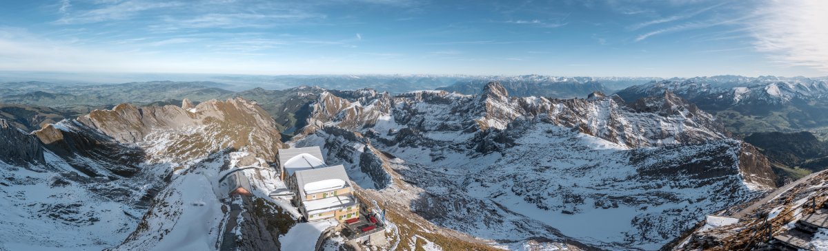 Panorama vom Säntis, Oktober 2021