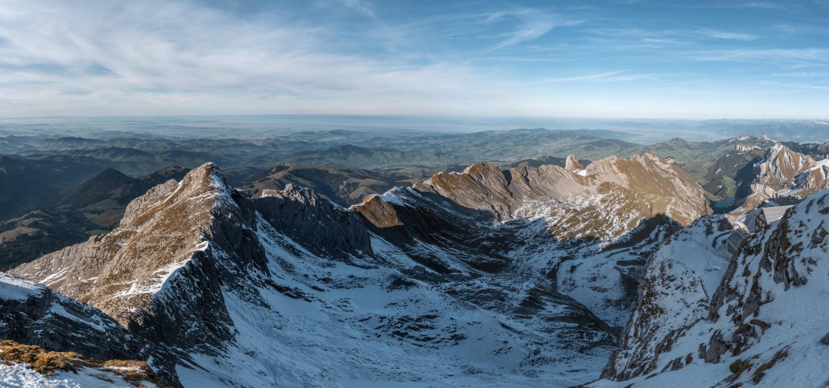 Panorama vom Säntis, Oktober 2021