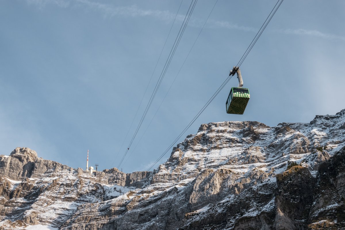 Luftseilbahn Schwägalp-Säntis, Oktober 2021