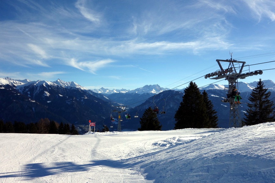 Sesselbahn Lescha-Dultschegnas, Dezember 2012