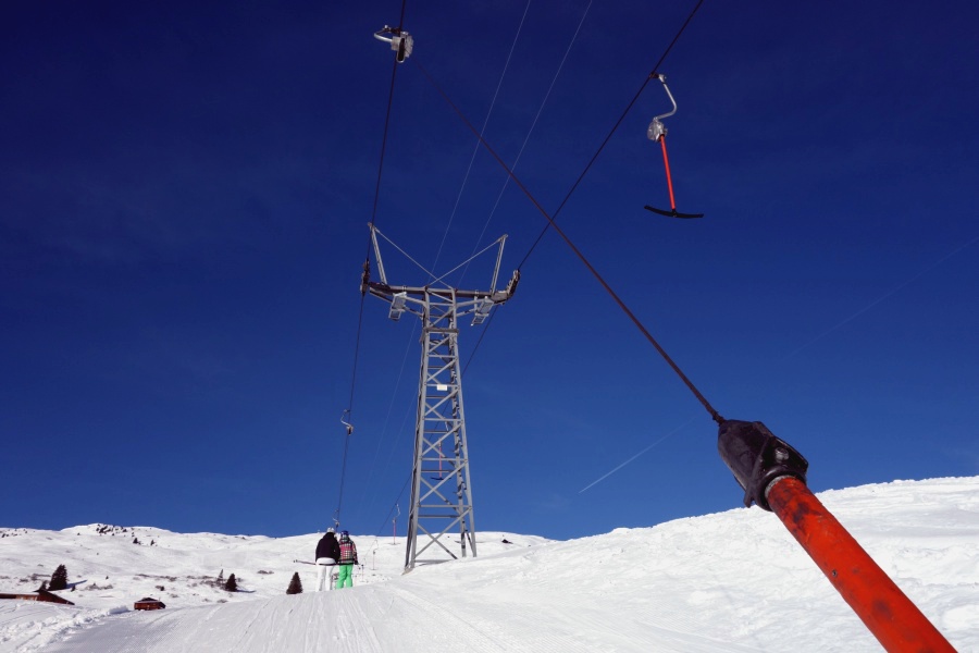 Schlepplift Alp Sarn, Dezember 2012