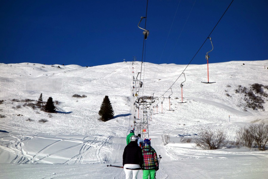 Schlepplift Alp Sarn, Dezember 2012