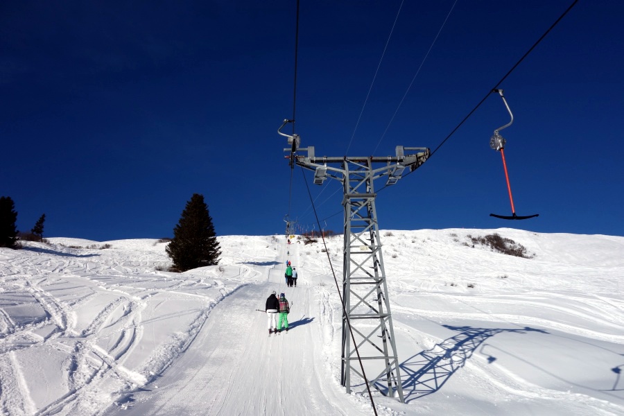 Schlepplift Alp Sarn, Dezember 2012