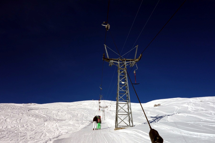 Schlepplift Alp Sarn, Dezember 2012