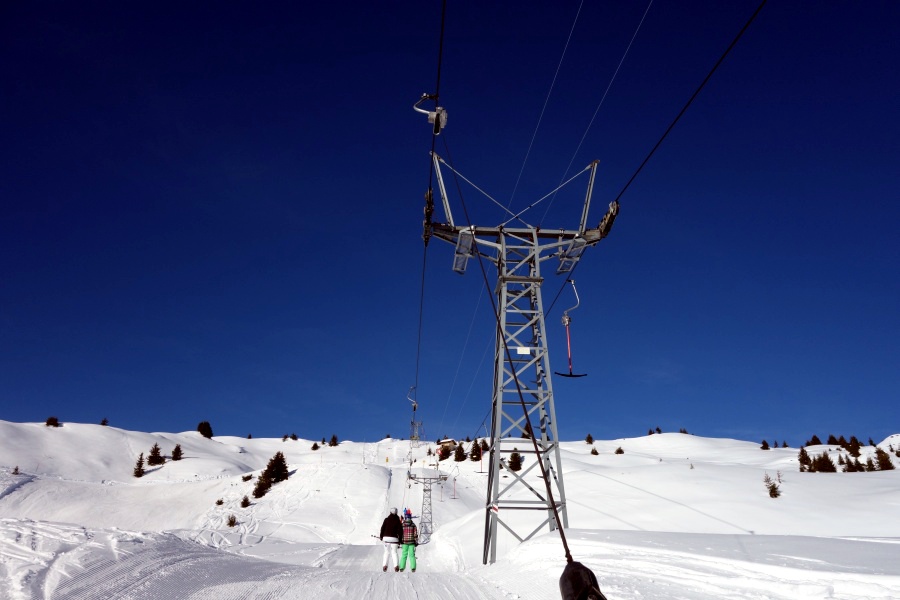Schlepplift Alp Sarn, Dezember 2012