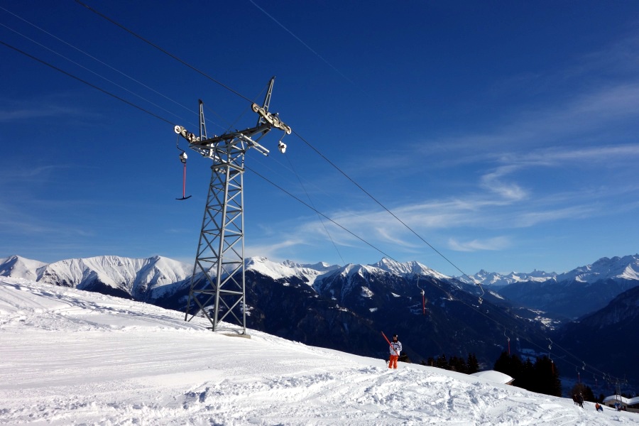 Schlepplift Alp Sarn, Dezember 2012