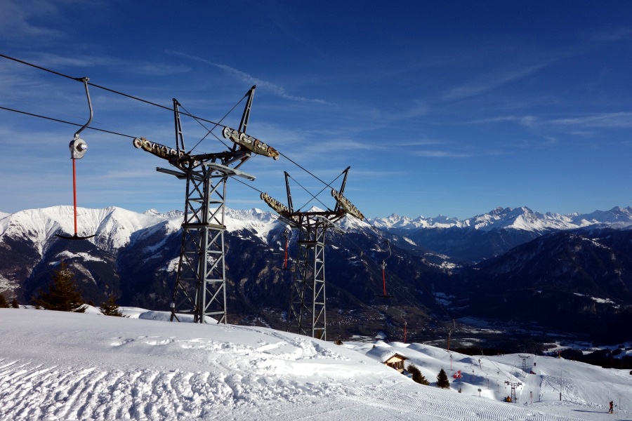 Schlepplift Alp Sarn, Dezember 2012