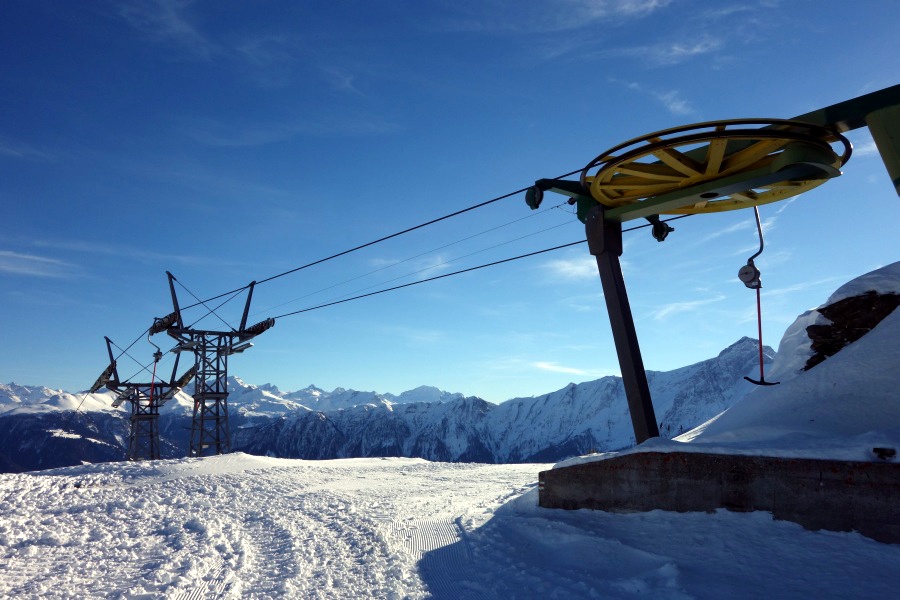 Schlepplift Alp Sarn, Dezember 2012