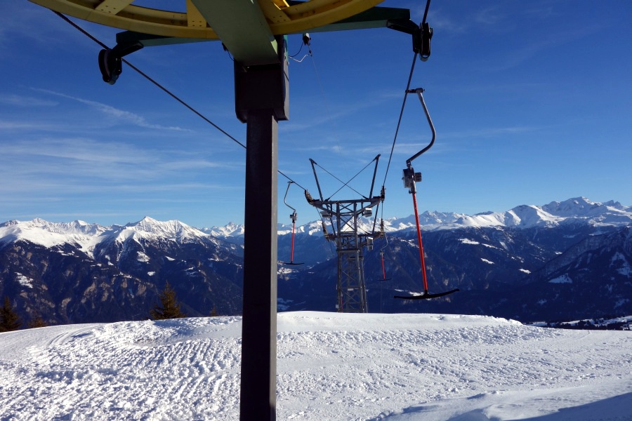 Schlepplift Alp Sarn, Dezember 2012