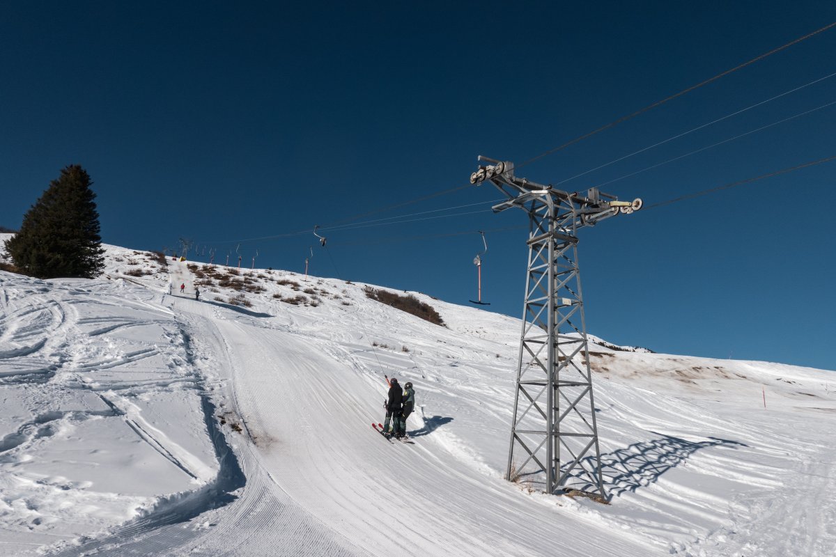 Schlepplift Alp Sarn, Dezember 2024