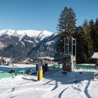 Talstation der Sesselbahn Lescha-Dultschegnas, Dezember 2024