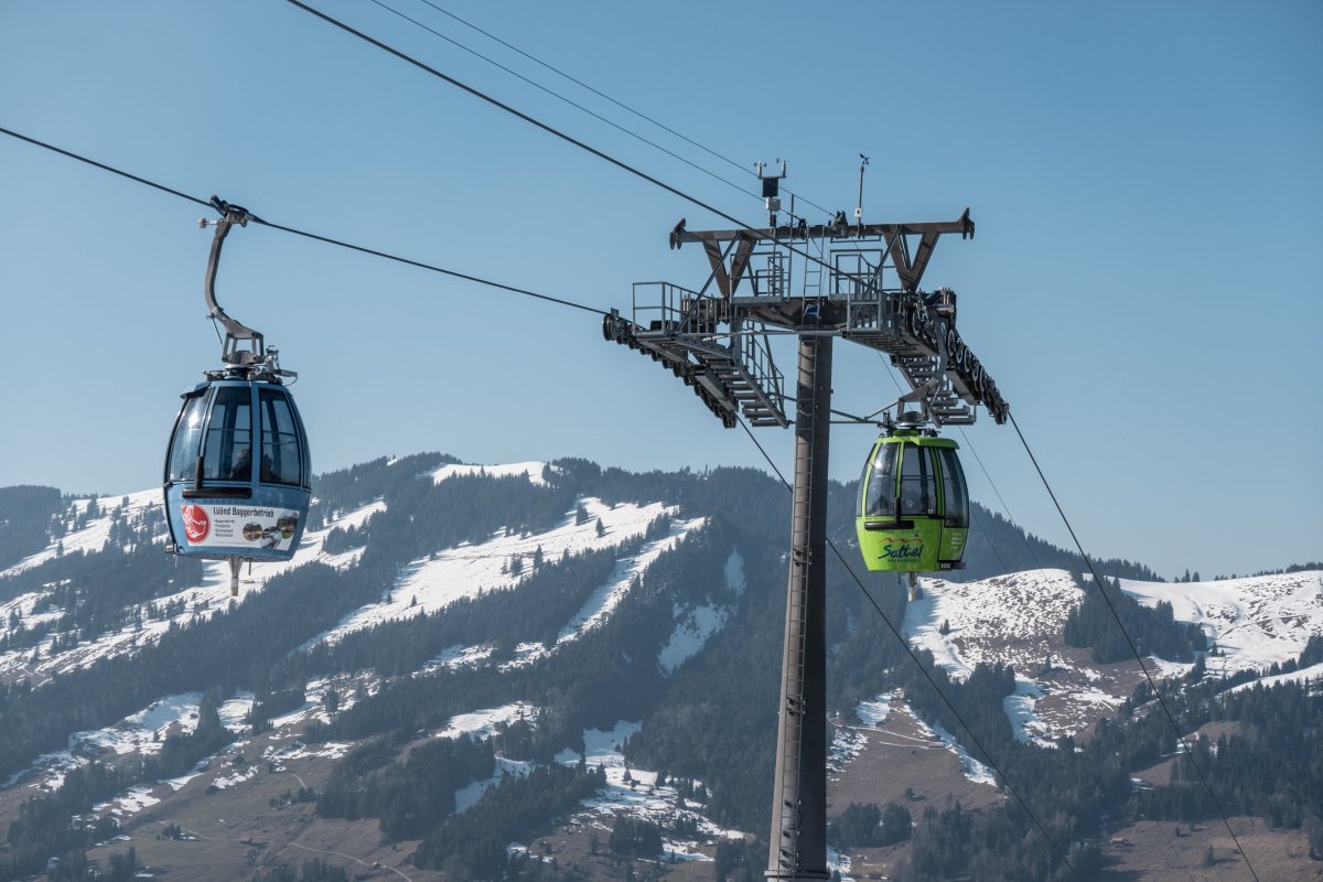 Kabinenbahn Sattel-Mostelberg, März 2022