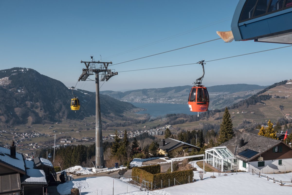 Drehgondelbahn Stuckli Rondo in Sattel