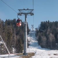 Kabinenbahn Sattel-Mostelberg, März 2022