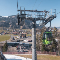 Kabinenbahn Sattel-Mostelberg, März 2022