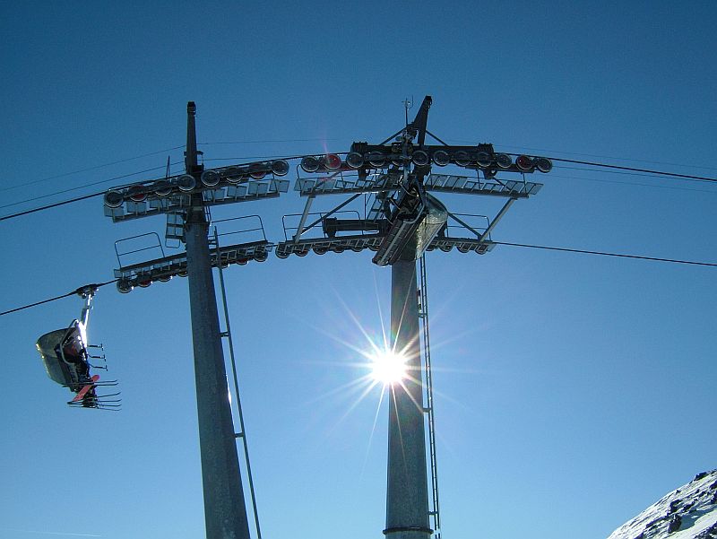 Sesselbahn Somtgant-Piz Martegnas, Dezember 2006