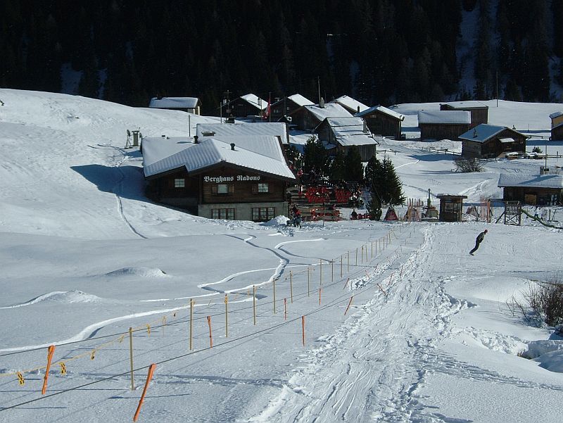 Seillift von Städeli in Radons, Dezember 2006