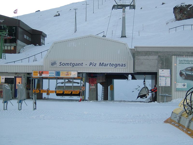 Talstation der Sesselbahn Somtgant-Piz Martegnas, Dezember 2006