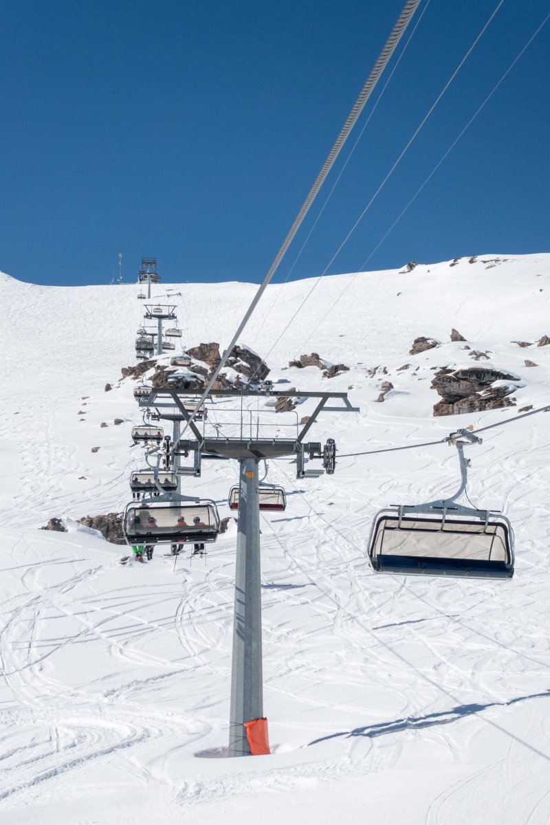 Sesselbahn Somtgant-Piz Martegnas, März 2019