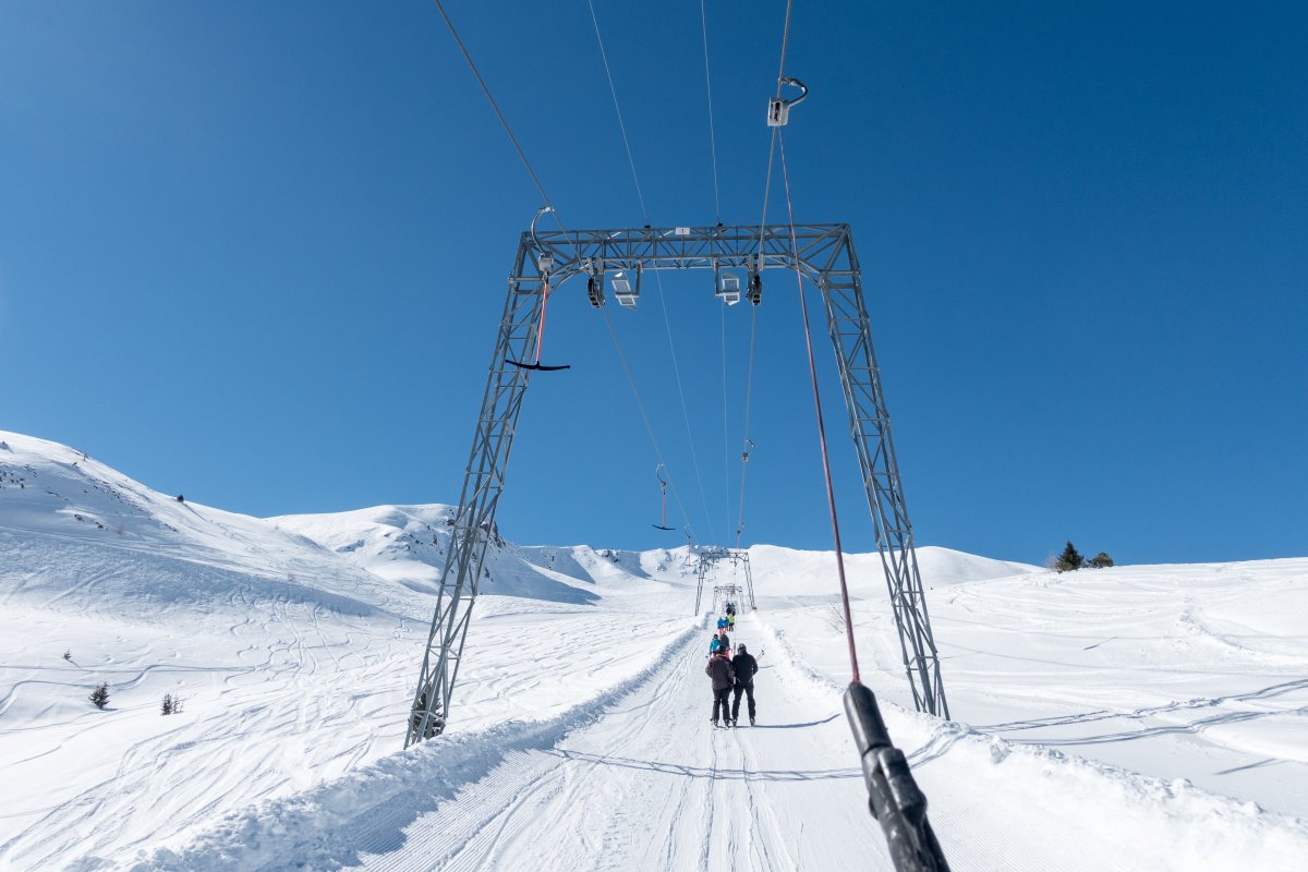 Schlepplift Mot Laritg-Piz Martegnas, März 2019