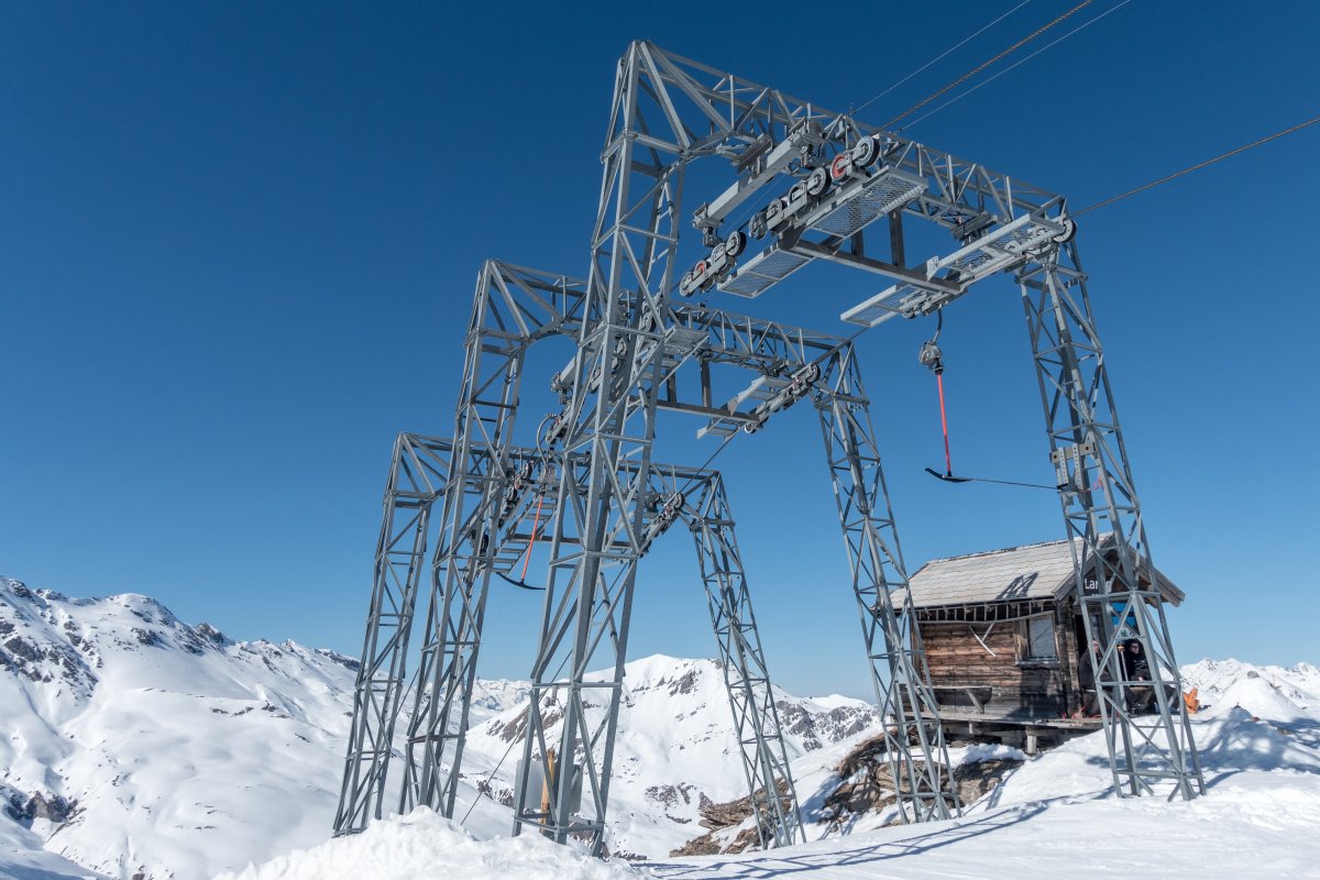 Schlepplift Mot Laritg-Piz Martegnas, März 2019