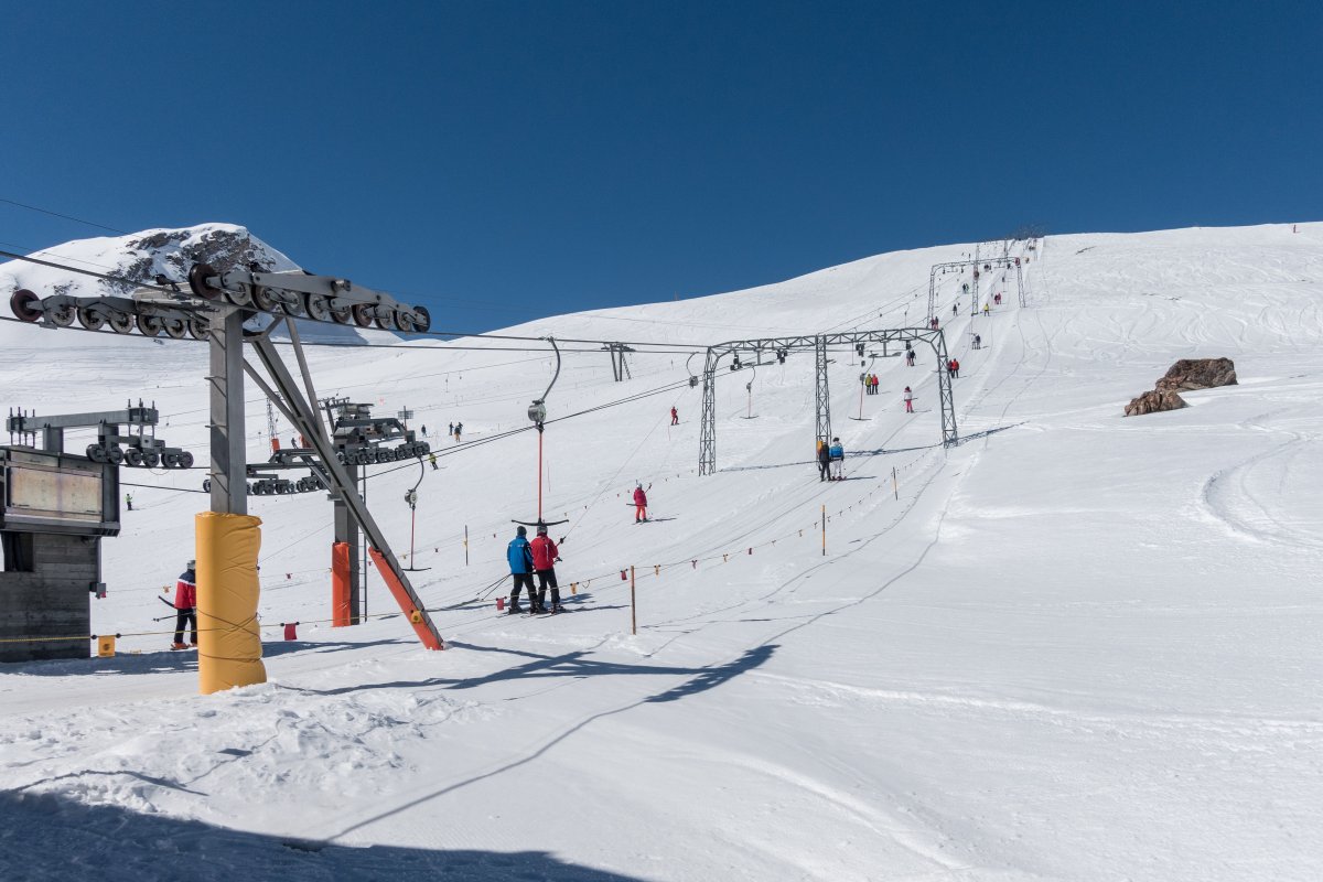 Schlepplifte Tgeps-Piz Cartas, März 2019