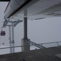Bergstation der Kabinenbahn Tigignas-Somtgant, März 2013