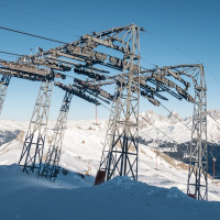 Schlepplifte Piz Cartas, Januar 2024