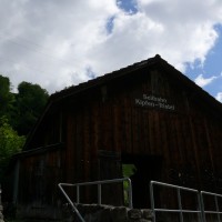 Talstation Luftseilbahn Spiringen-Kipfen, Juli 2008