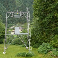 Luftseilbahn Spiringen-Kipfen, Juli 2008