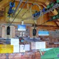 Bergstation Luftseilbahn Spiringen-Kipfen, Juli 2008
